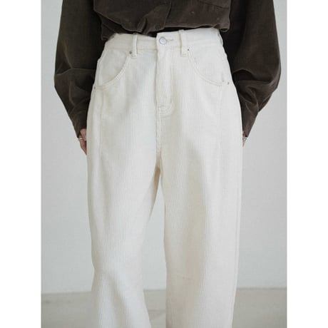 《予約販売》warm corduroy oval pants/3colors_np1186