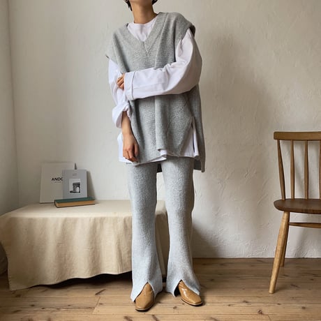 《予約販売》slit over simply tee_nt0817