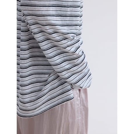 《予約販売》border sheer tops/2colors_nt2526