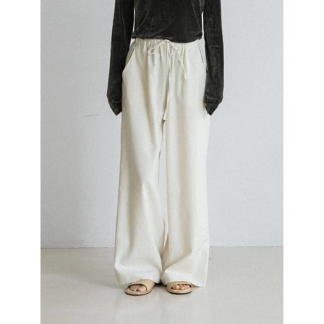 《予約販売》stripe easy material pants/2colors_np1242
