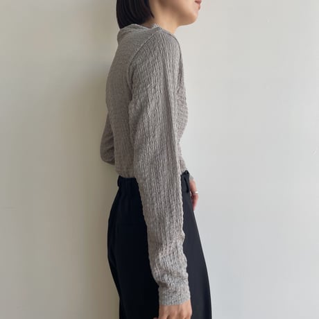《予約販売》jacquard light tops/3colors_nt1832