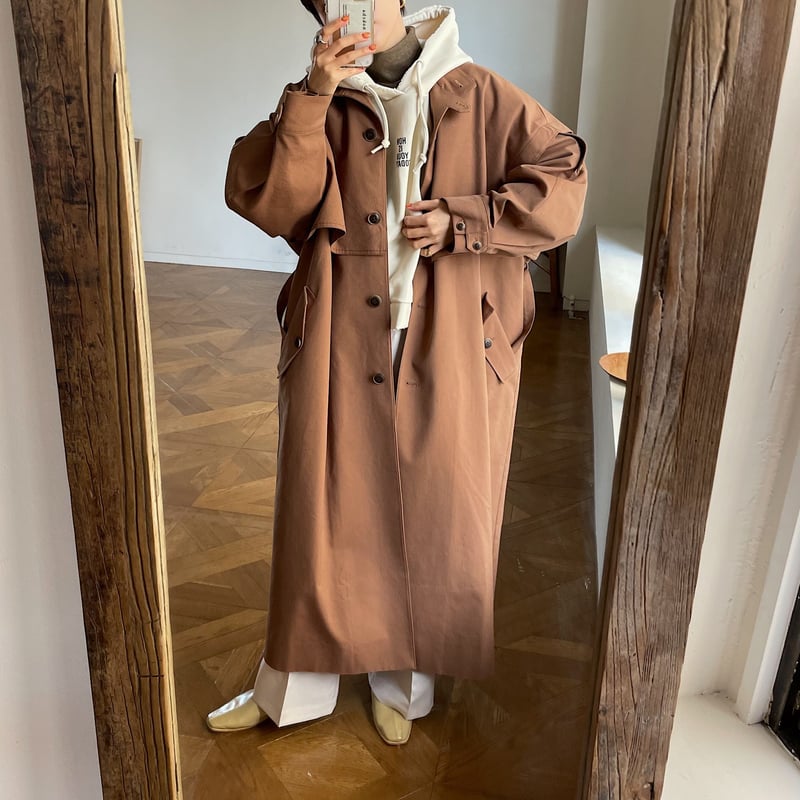 nokcha original】2way quality over trench coat/...