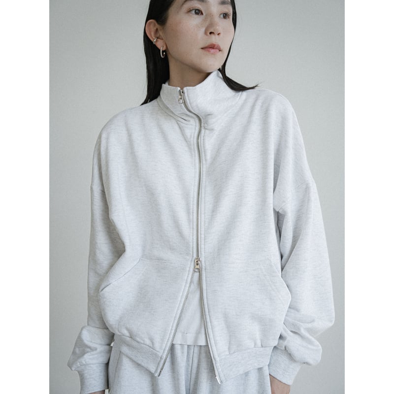 予約販売》2way zip daily sweat tops/2colors_nt2454