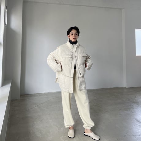 【nokcha original】2set down jacket/white_no0308