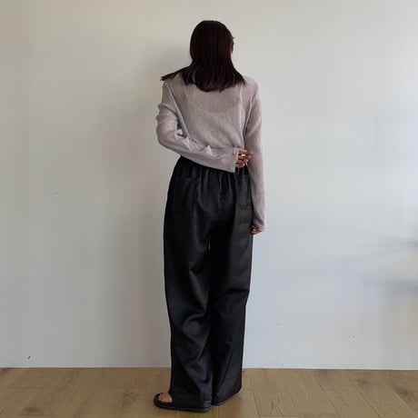 《予約販売》quality satin pants/2colors_np0789