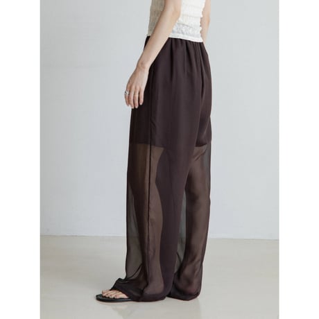 《予約販売》sheer lady pants/2colors_np1116