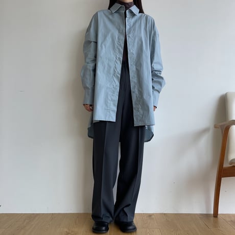 《予約販売》back detail over shirt/2colors_nb0115