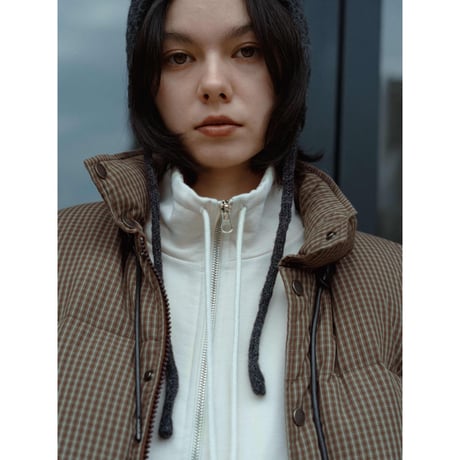 【 RESTOCK 】【NOKCHA original】mannish down jacket/check_no0477