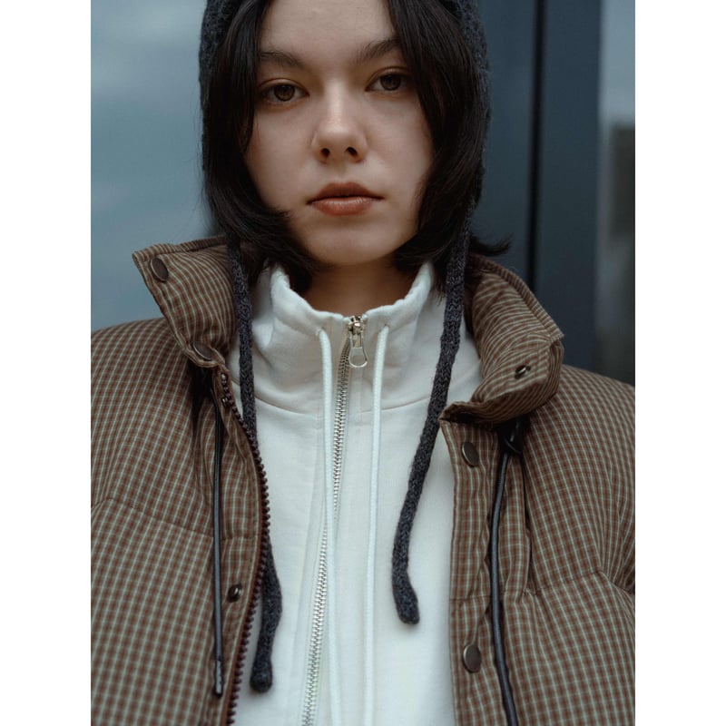 NOKCHA original】mannish down jacket/check_no04
