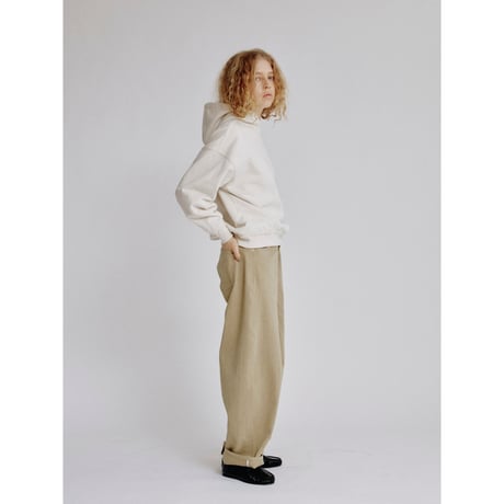 - AUTHENTIC series - mannish sweat hoodie/2colors_an0052