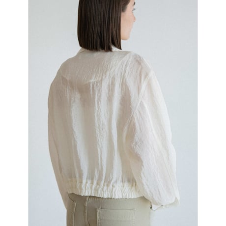《予約販売》glossy sheer jacket/2colors_no0533
