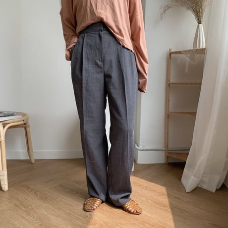 《予約販売》straight long pants/2colors_np0057