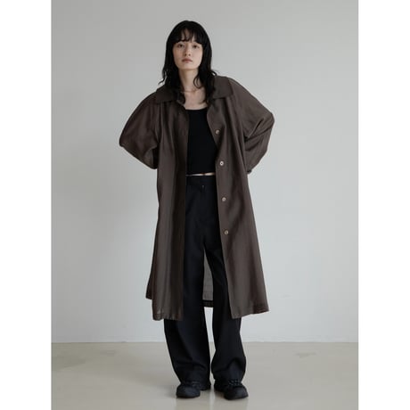 《予約販売》sheer rich shirt coat/2colors_no0451