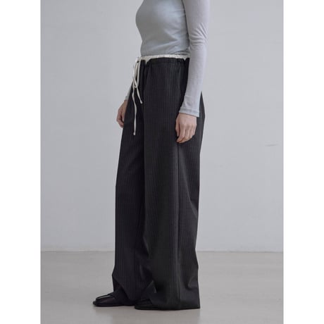 《予約販売》docking accent stripe pants/2colors_np1214