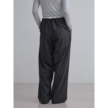 《予約販売》docking accent stripe pants/2colors_np1214