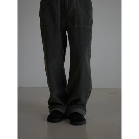 《予約販売》waist mark corduroy wide pants/2colors_np1045