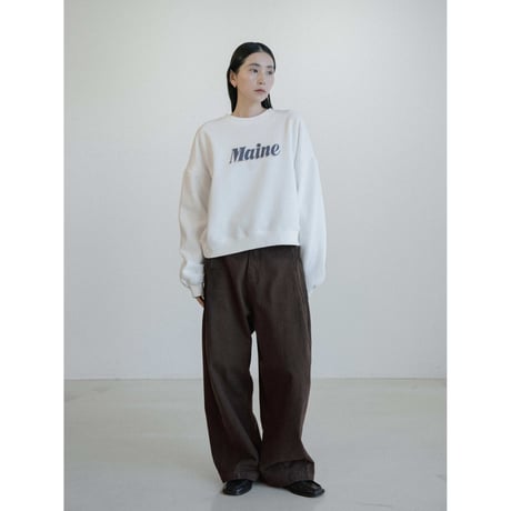 《予約販売》Maine warm sweat pullover/2colors_nt2468