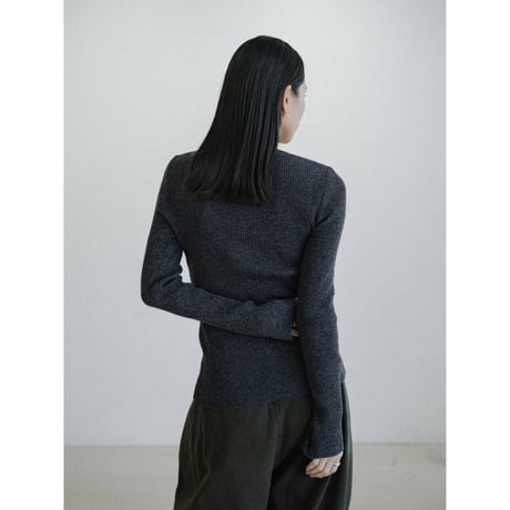 《予約販売》v neck lady lib knit cardigan/2colors_nt2471
