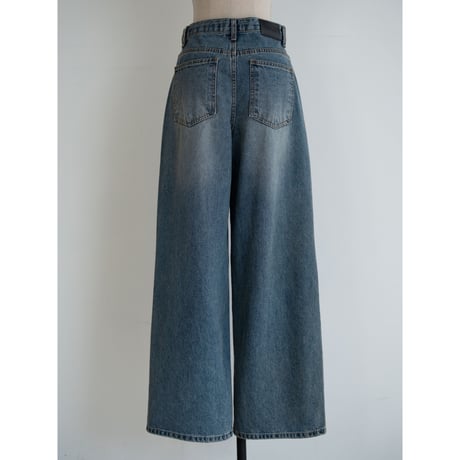 《予約販売》vinage like wide jeans_nj0163