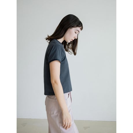 《予約販売》accent border daily minimal tee/2colors_nt2578