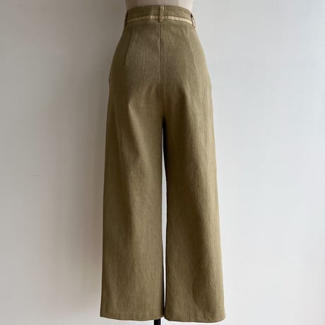 【nokcha original】piping pants/khaki_np0593