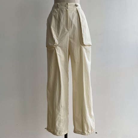 【nokcha original】2way pocket washer pants/ivory_np0768