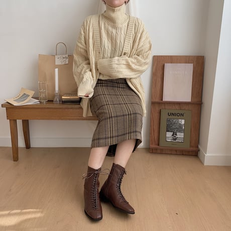 ✳︎予約販売✳︎lace up  boots/2colors_na0105