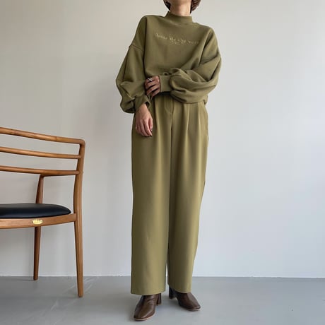 【nokcha original】“latte de the vert”mtm/green tee_nt1066