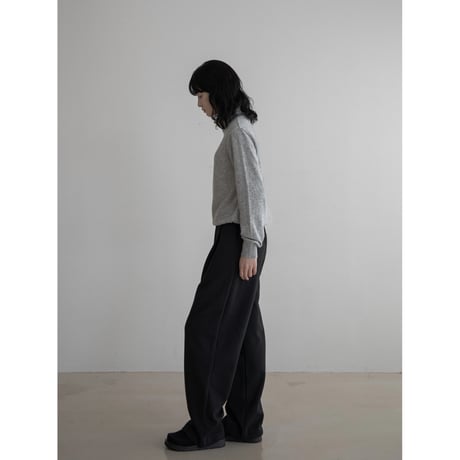 《予約販売》tuck sweat wide pants/2colors_np1048