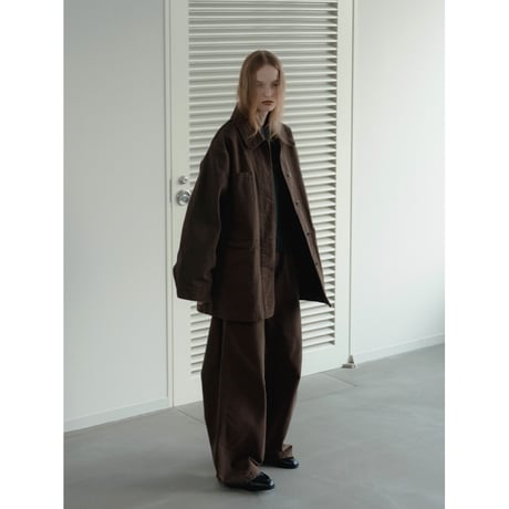【NOKCHA original】cotton over jacket/brown_no0466
