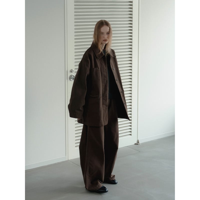 NOKCHA original】cotton over jacket/brown_no046