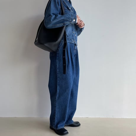 《予約販売》mannish tuck jeans_nj0092