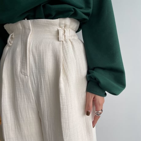【nokcha original】rincl soft pants/ivory_np0468