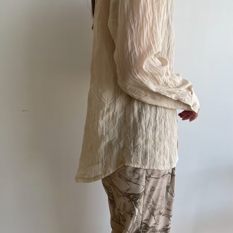《予約販売》sheer rincl shirt/2colors_nb0054