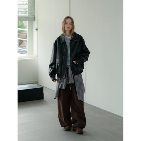 【 RESTOCK 】【NOKCHA original】oval cotton pants_np1154
