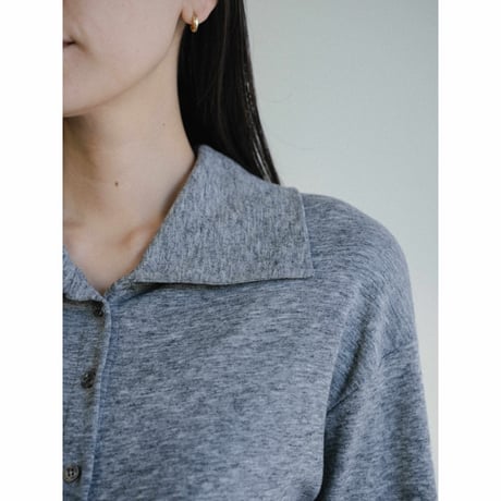 《予約販売》high neck button tops/2colors_nt2456