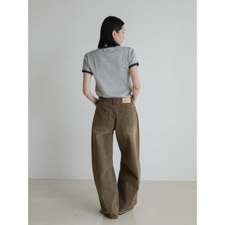 《予約販売》accent color minimal tee/2colors_nt2309