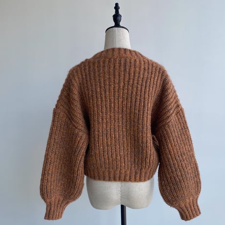 《予約販売》melange coloring knit/2colors_nt1109