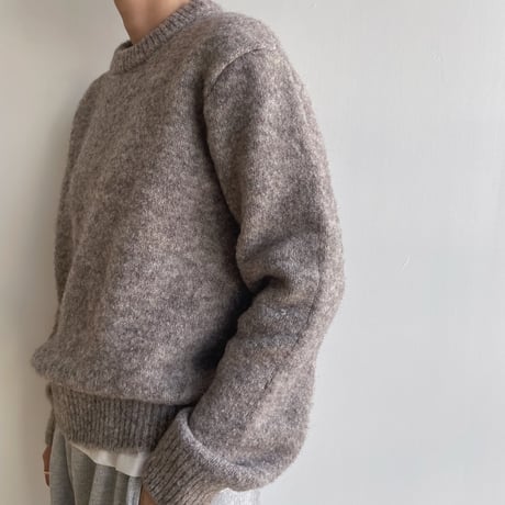 《予約販売》melange over knit/3colors_nt1869