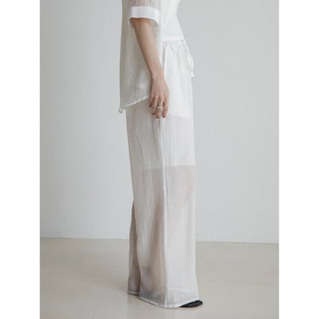 《予約販売》nuance sheer pants/2colors_np1106