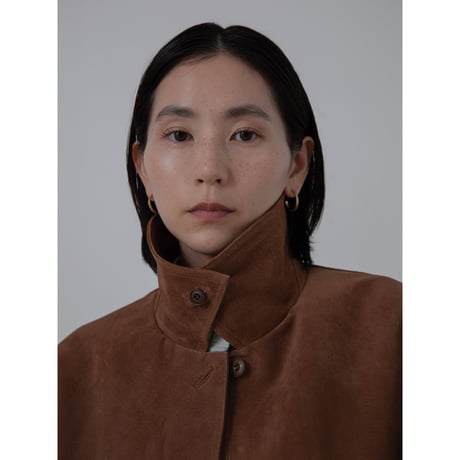 - AUTHENTIC series - real suède rich jacket/camel_an0037