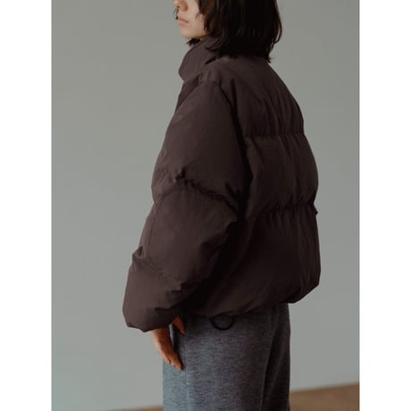 【 RESTOCK 】【NOKCHA original】mannish down jacket/ash brown_no0476