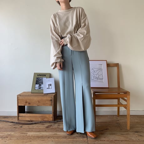 《予約販売》tuck long pants/2colors_np0159