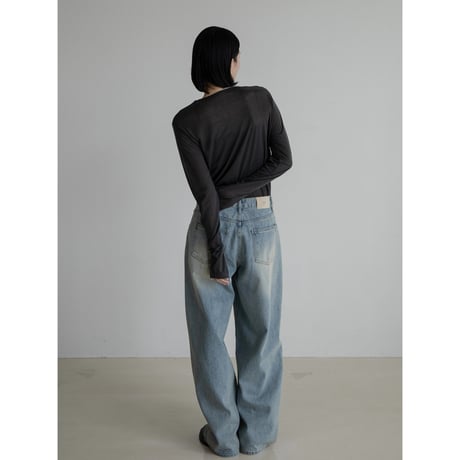 《予約販売》accent daily sheer tops/3colors_nt2240