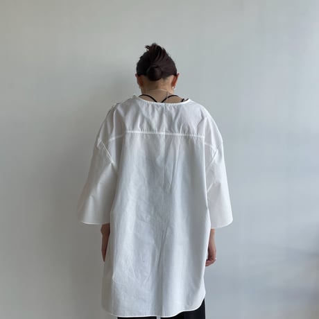 《予約販売》 round mannish shirt/2colors_nb0151