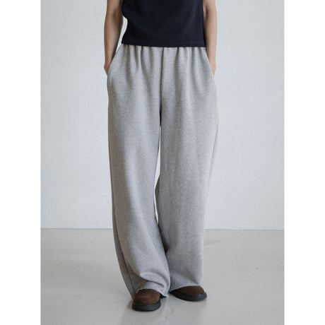 《予約販売》cut mannish sweat pants/2colors_np1147