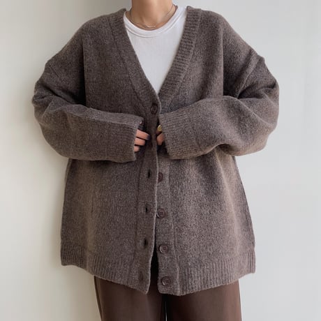 《予約販売》melange knit cardigan/2colors(unisex)_nt1892