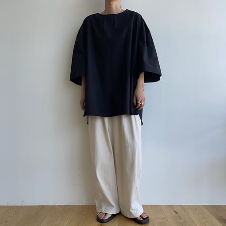 《予約販売》 round mannish shirt/2colors_nb0151