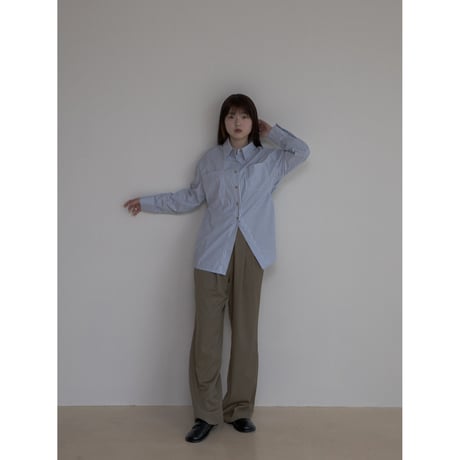 《予約販売》ivy stripe 2way shirt/2colors_nb0228