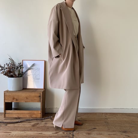 【NOKCHA original】2way quality over jacket/beige_no0083
